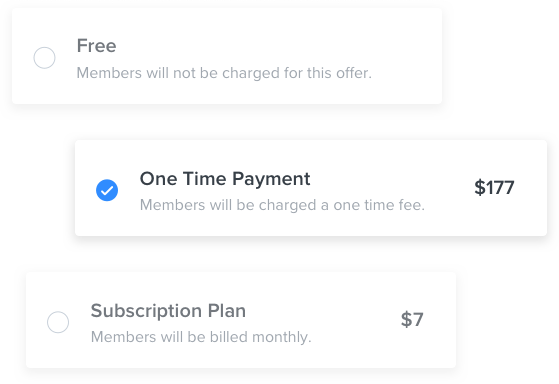 Flexible Pricing Options